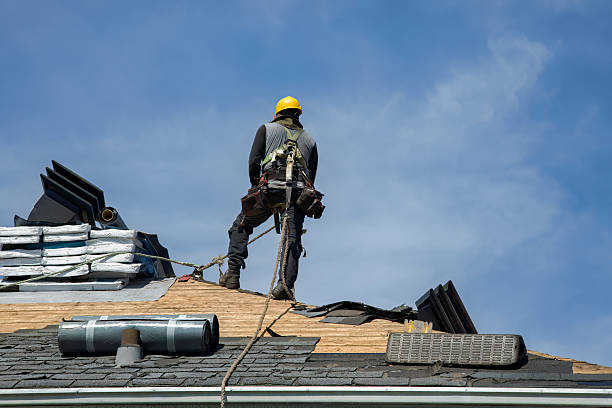 Professional Roof Installation technician working in Freeport, IL